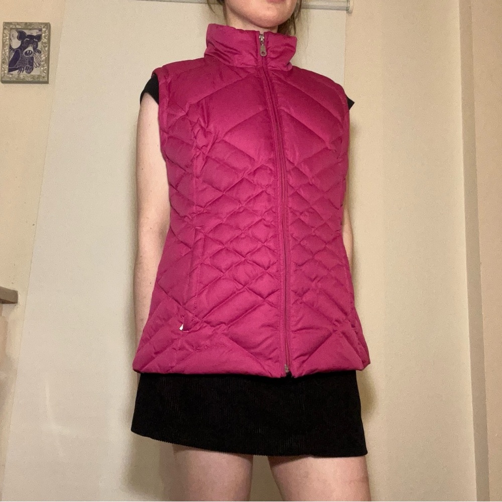 Eddie Bauer Fuchsia Quilted Vest
